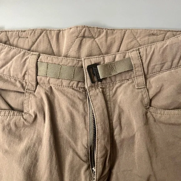 Green Cargo Pants with Washed Cotton Blend - Picture 2 of 7